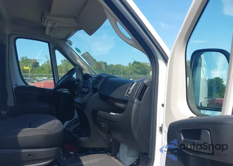 2021 Ram Promaster 2500 High Roof 159 Wb из США, поврежденный, VIN 3C6ERVDG2ME509219